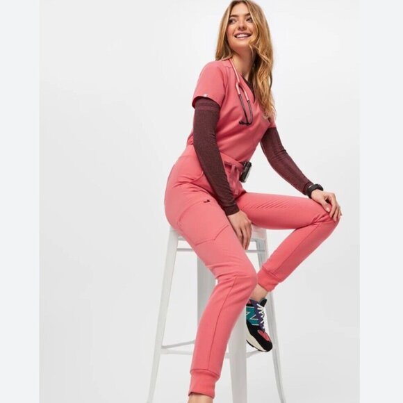 Figs Zamora Jogger. Desert Rose XXL/Tall - Picture 1 of 3